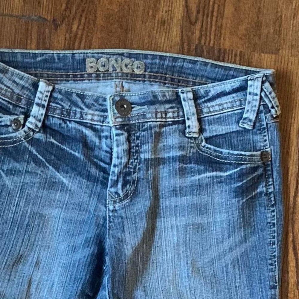 BONGO Y2K Mcbling Jeans with Embellished back Pockets - Picture 6 of 7